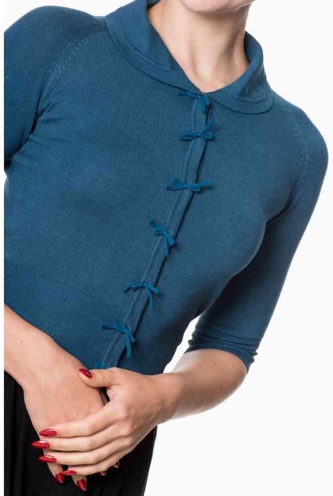 Dancing Days - April Cardigan - S - Blauw