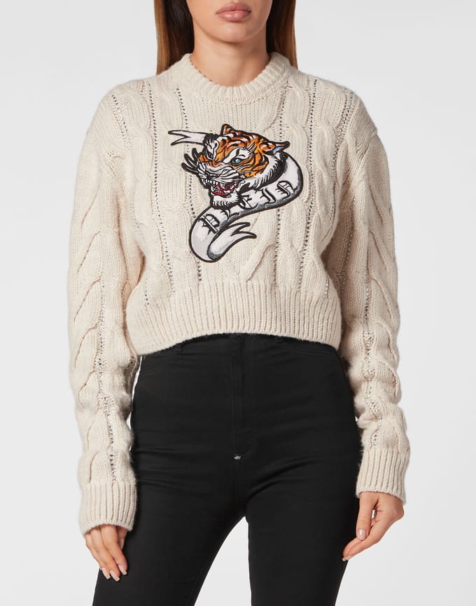 Pullover Ronde Hals Tattoo