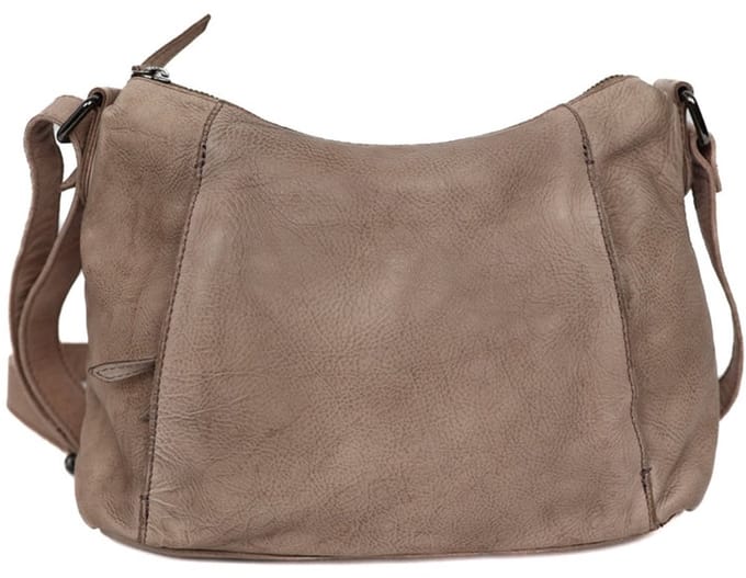 Bear Design Stella Leren Schoudertas - Taupe