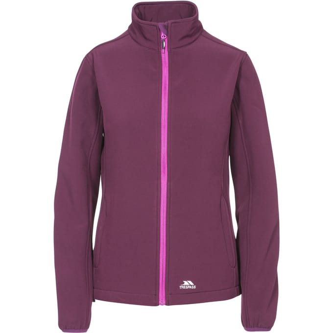 Trespass - Dames Meena Softshell Jas (Paars)