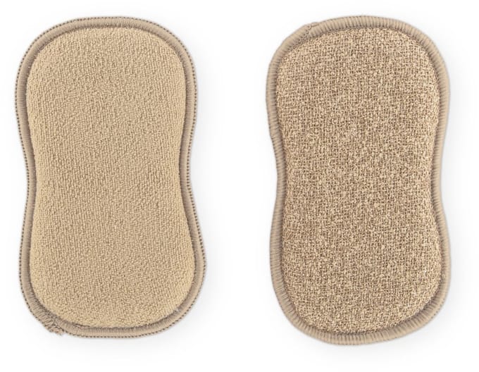Tiseco Essentials Spons - Set van 3 - 16 x 9cm - Zand