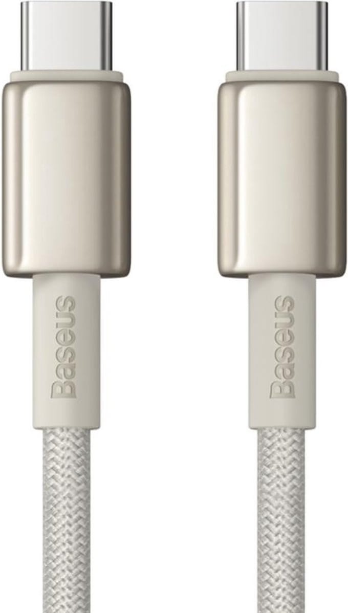 Baseus - Tungsten - Gold USB-C/USB-C 100W 2m kabel - goud