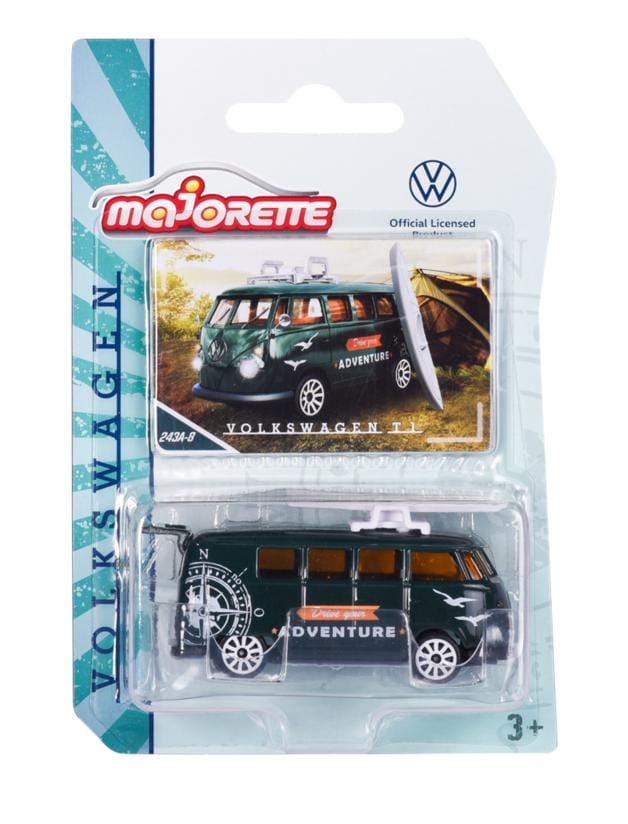 Majorette Volkswagen Transporter T1 Schaal 1:59 Groen