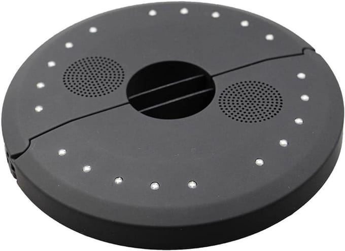 Draadloze LED Lamp met Bluetooth Speaker Ø 20 cm - Sfeerlamp Oplaadbaar voor Binnen & Buiten