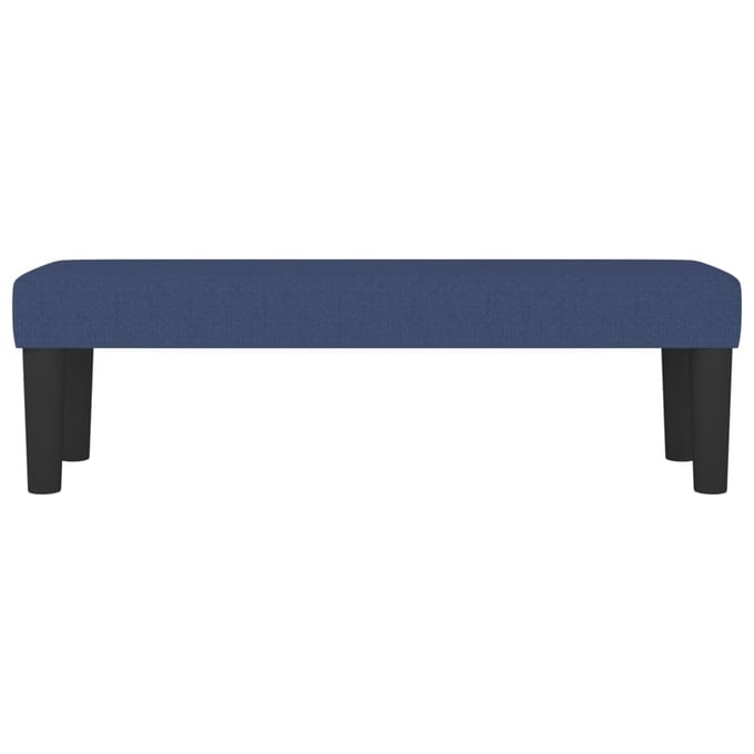 Vidaxl Bank, Blauw, 100X30X30 Cm, Bekleed met Stof