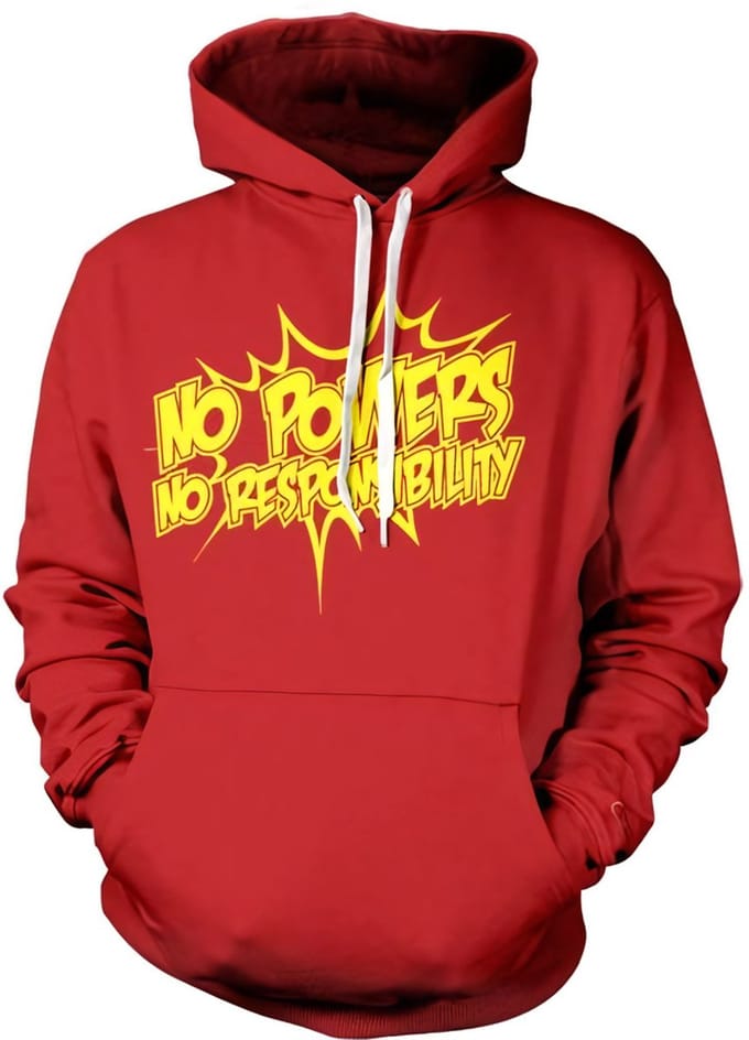 Hybris No Powers No Responsibility Hoodie SH-3-15432-H27-1