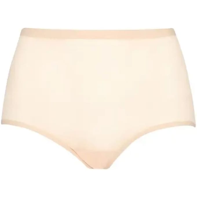 Bye Bra Vormgevende Tule Middelhoge Taille Slip Beige L