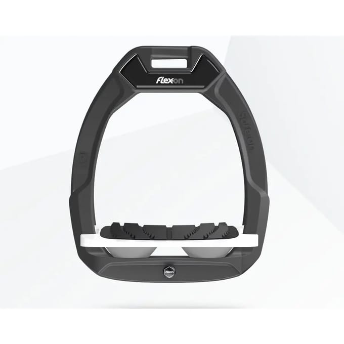 Veiligheidsstijgbeugels Ruiter Ingeling Grip Antraciet/Wit/Grijs Flex-On Safe-On