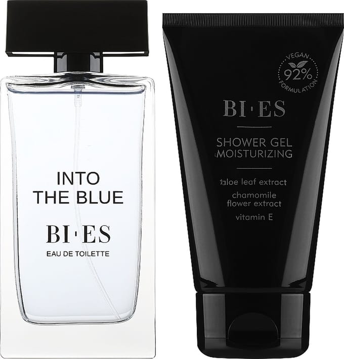 Bi-Es Into The Blue Set: Eau de Toilette 90ml + Shower Gel 150ml