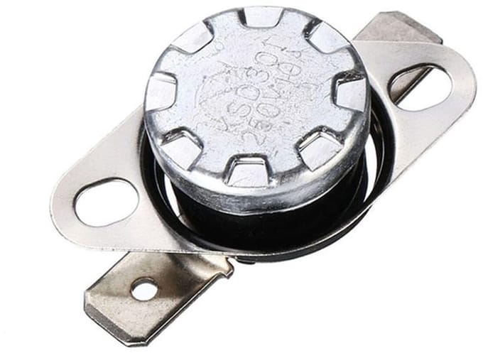 Temperatuur Schakelaar - Thermostaat NC - 0 t/m 20gr - Normaly Closed - 10A 250V - KSD301 - Per stuk