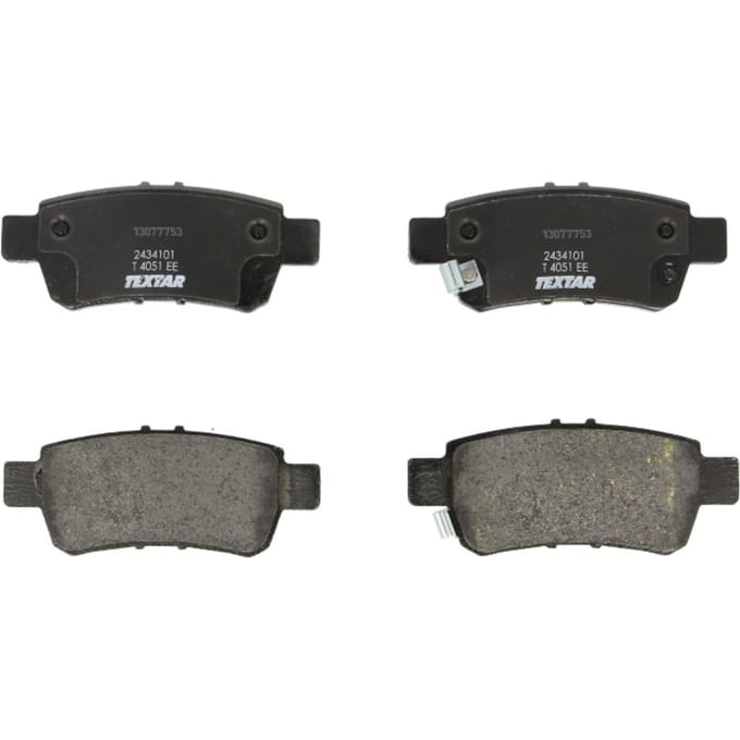 Remblokset TEXTAR 2434101, achter
