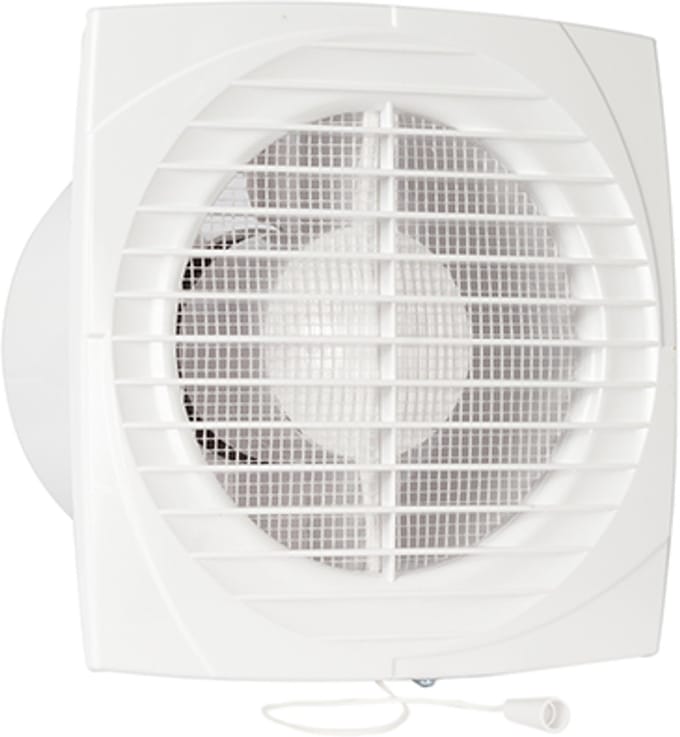 Badkamer-/ toiletventilator DVT 125 wit