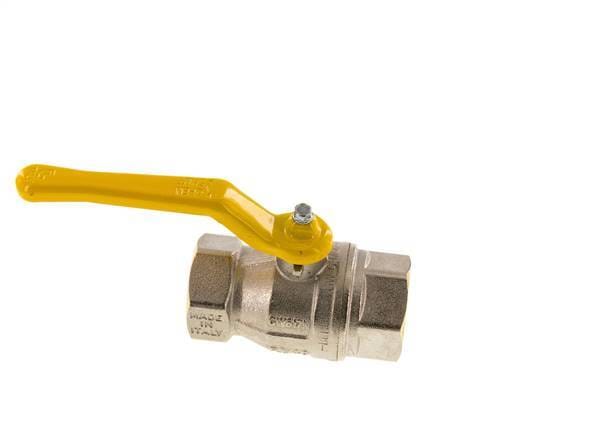 Rp 1 inch Gas 2-Weg Messing Kogelkraan - BL2BN-M-GA-100
