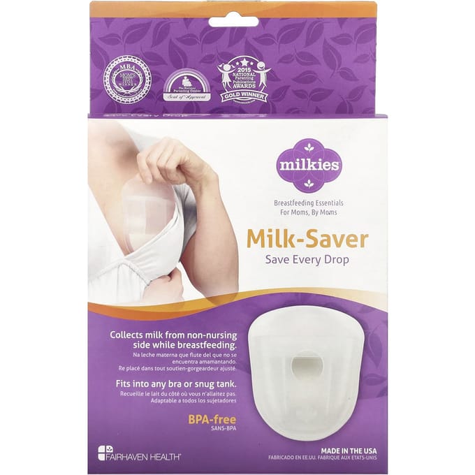 Fairhaven Health, Milkies, Récipients de conservation du lait maternel, 1 pièce white