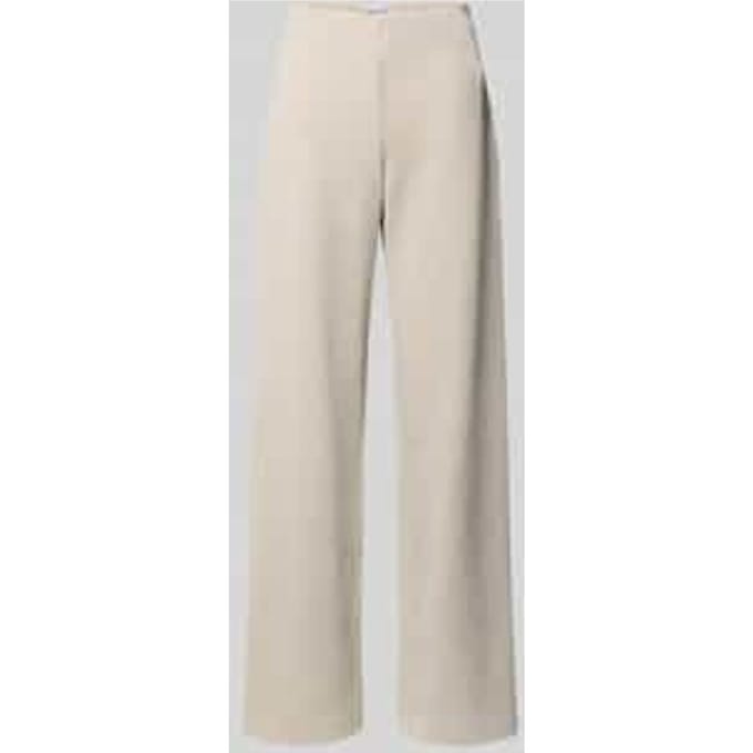 Regular fit corduroy broek van katoenmix model 'ELAINE'