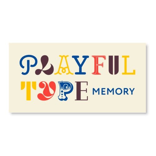 Playful Type Memory - Anja Brunt