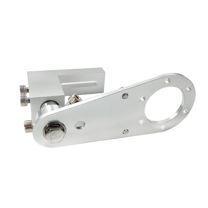 Gloednieuwe Spin Encoder Beugel Voor Bevestiging Zitmeter Wiel OVW Synchronisator Plank L-Vormige Basis Dia 20 25 30 36mm Hole 20mm white