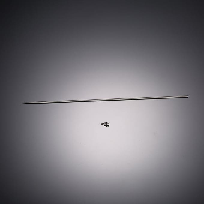 0,2 mm airbrushmondstuk en naaldvervanging voor airbrushes spuitpistoolmodel spuitverf 0.2mm