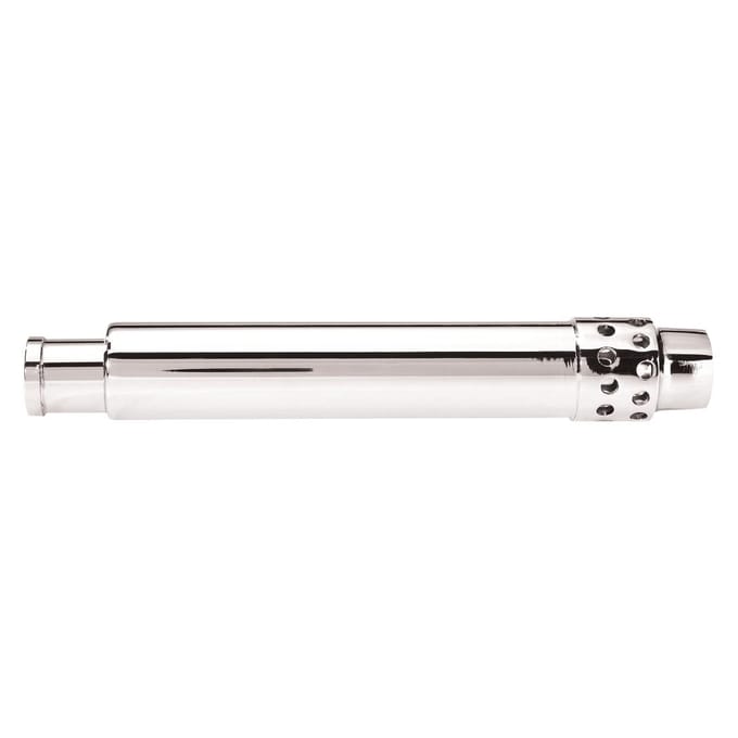 Gastro M RVS overlooppijp 28cm met RVS filter voor spoeltafels, bakken en cheftafels