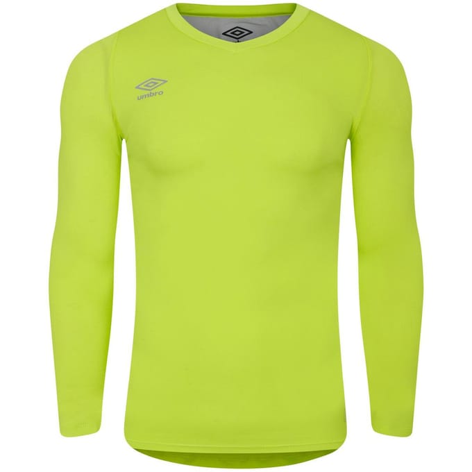 Umbro Heren Elite V Neck Base Layer Top (Zure kalk)