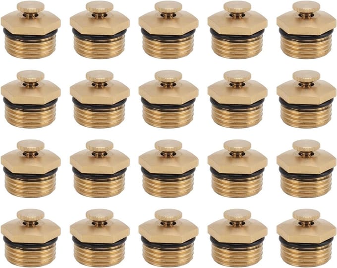 20 stuks verstelbare messing vernevelingsnozzles voor terras, gazon en stofbestrijding