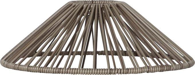 Star Trading lampenkap Vide, rotan, beige, E27, buiten, ? 25 cm