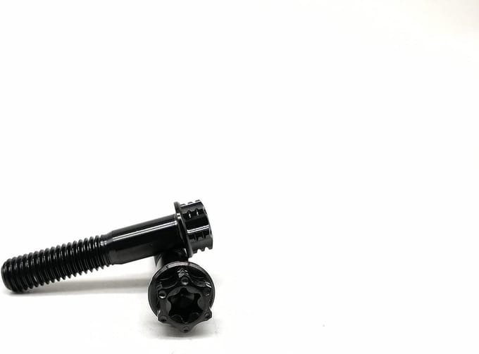 Titanium M8 Schroeven - Titanium Bouten - Fiets Onderdelen - PVD Gecoat - M8x32 - Zwart