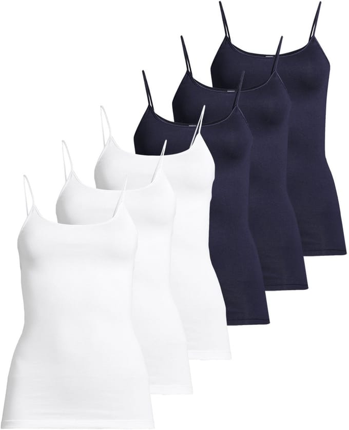 Conta Dames spaghettitop 6 pack Modal