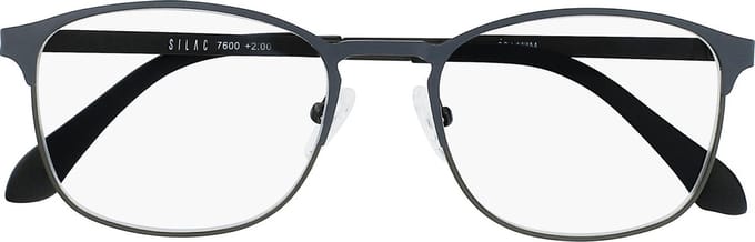 SILAC - Grey metal - Leesbrillen voor mannen - 7600 - Sterkte +3.00