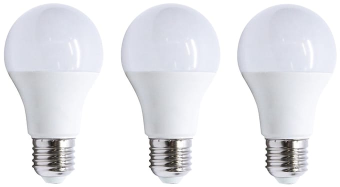 Bemko Premium LED Lamp E27 - vervangt 75W (11W) - 1055lm - 3000K Warm Wit - 230V - 3 stuks