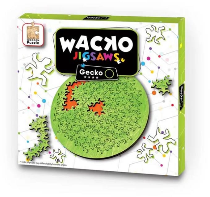 Wacko Jigsaws puzzel Gecke - 4 sterren