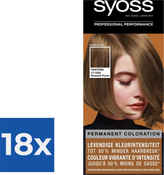 Syoss - Haarverf - 6_66 - Roasted Pecan - 115ml x 18
