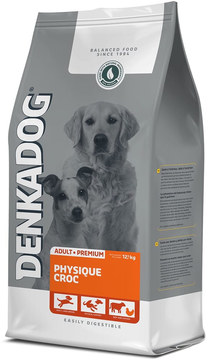 Denkadog Hondenvoer Physique Croc - 12,5 kg