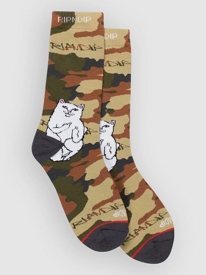 RIPNDIP Lord Nermal Street Socks camouflage