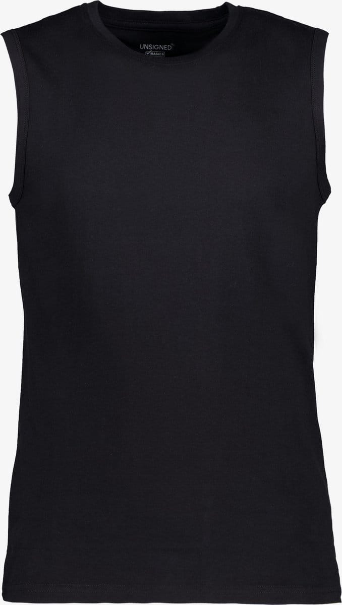 Unsigned heren singlet zwart - Maat M