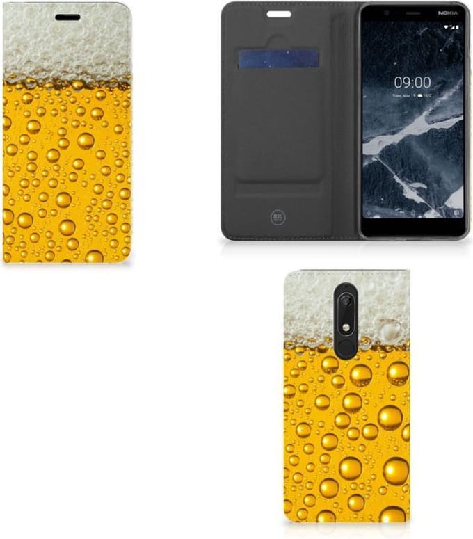 Nokia 5.1 (2018) Flip Style Cover Bier
