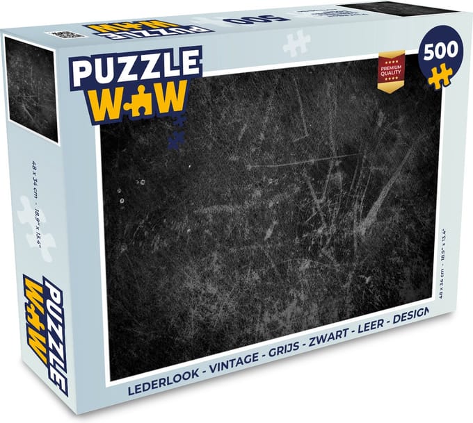 Puzzel Leer - Lederlook - Industrieel - Legpuzzel - Puzzel 500 stukjes