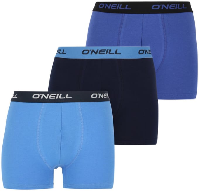O'Neill - heren boxershorts 3-pack - blauw combi - maat L