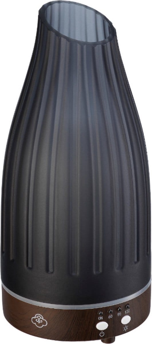 Serene House Ultrasonic Diffuser Twilight Glass Grey 90ml - Aromatherapie