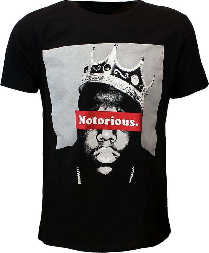 Biggie Smalls aka Notorious BIG T-Shirt - Officiële Merchandise - L