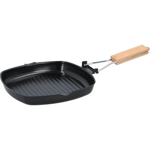 Alpina grillpan - Inklapbaar - Anti-aanbaklaag -24x24cm