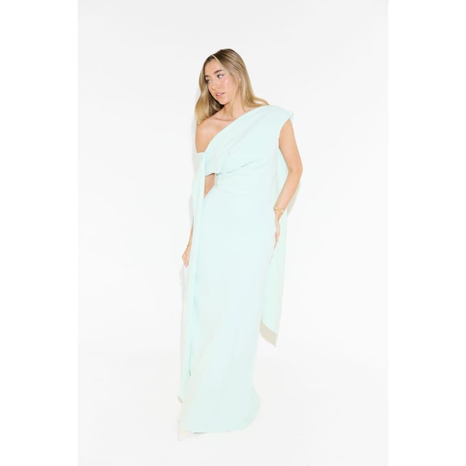 Odd Muse Drape Maxi Dress Mint Taglia: XXS | Maxi abiti Outlet | Donna | Ciano