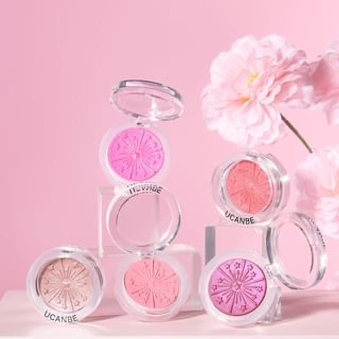 UCANBE  - Baked Glow Blusher - 5 Colors 02# Coral - 4g