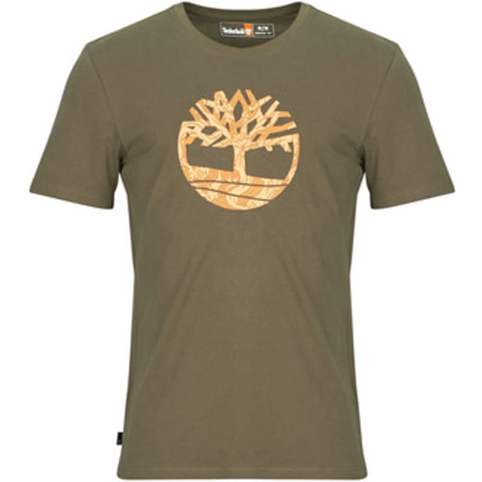 Timberland  T-shirt Korte Mouw KENNEBEC RIVER CAMO TREE LOGO