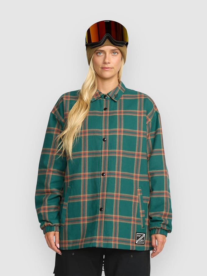 Volcom Ins Riding Flannel Jas blauw