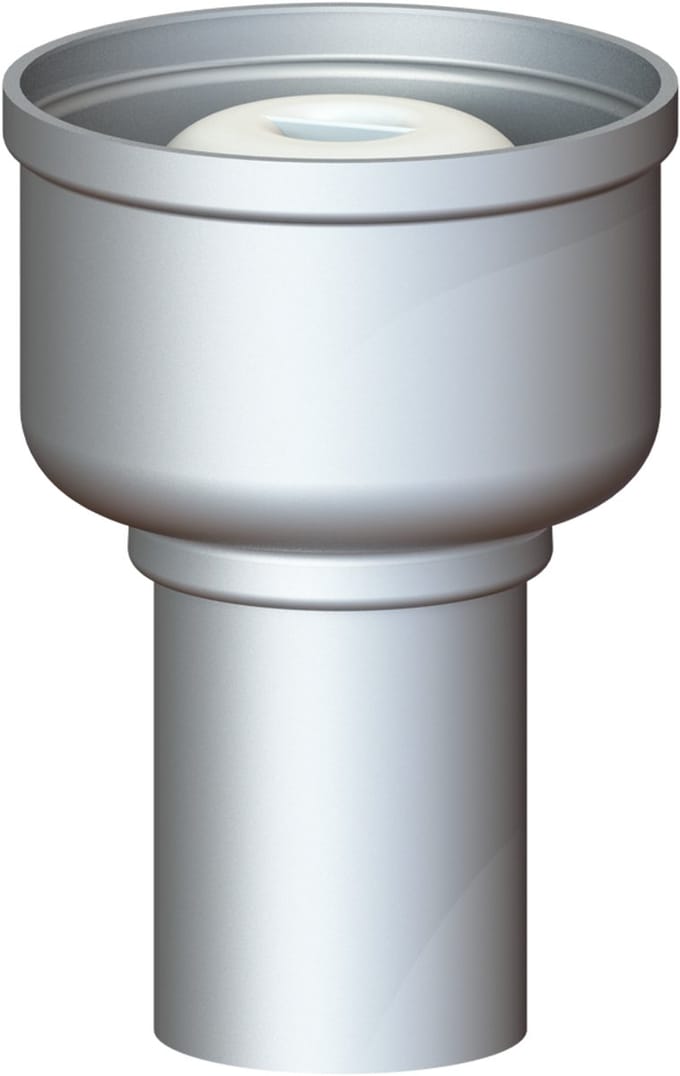 KESSEL-basiselement Ferrofix - Sys 125, DN 70, uitloop verticaal, 54410
