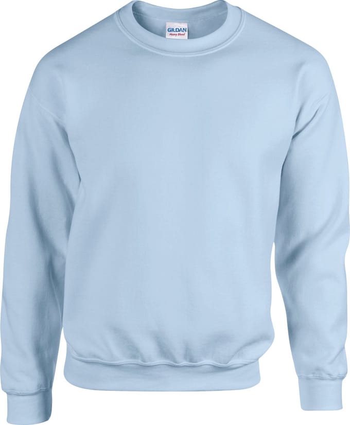 Gildan - Heavy Blend Unisex Sweater - Light Blue maat M