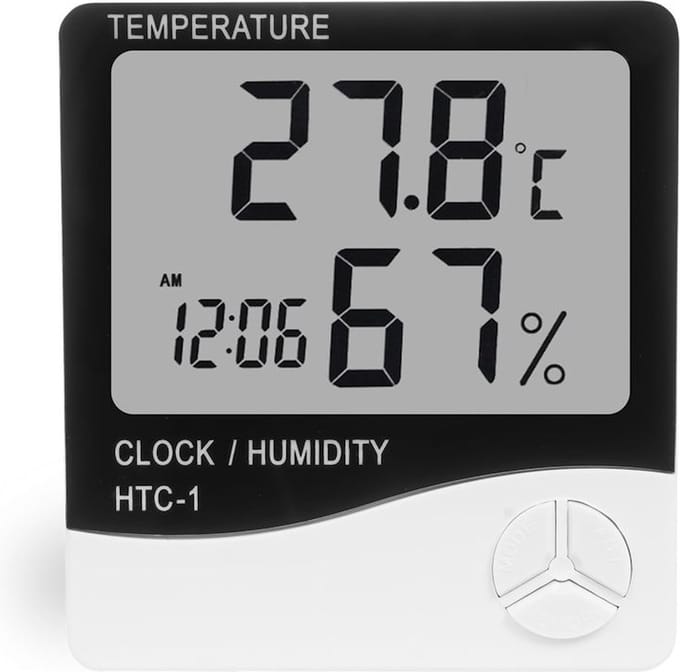 Clavier Hygrometer Thermometer Voor Cosmetische Toepassingen