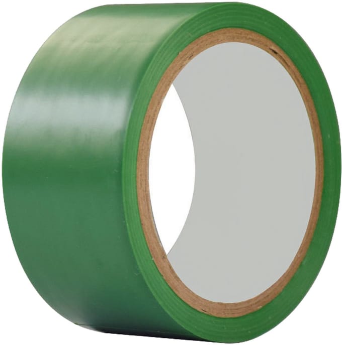 rillprint markeringstape voor vloeren, 50 mm x 33 m, groen