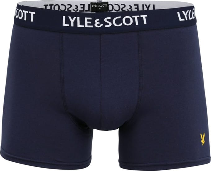 Lyle & Scott Basic Core Trunk Boxershorts Heren (3-pack) - Maat S